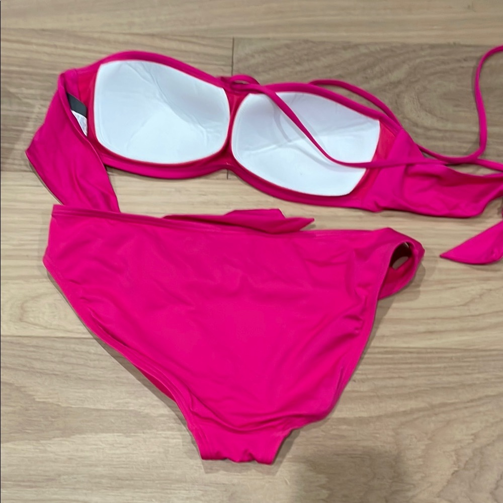 Kenneth Cole Pink Ruffle Bikini - Picture 4 of 4